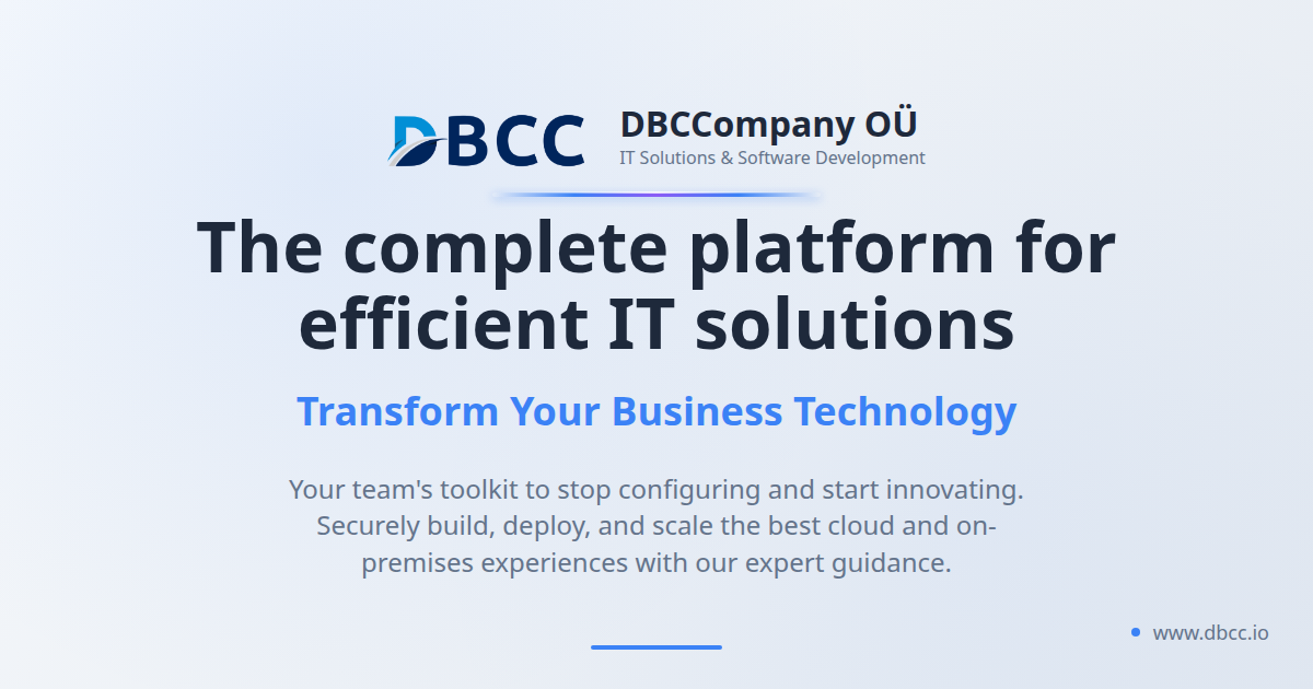 DBCC | IT Solutions & Software Development Services